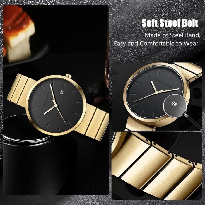 Montre homme sales minimaliste