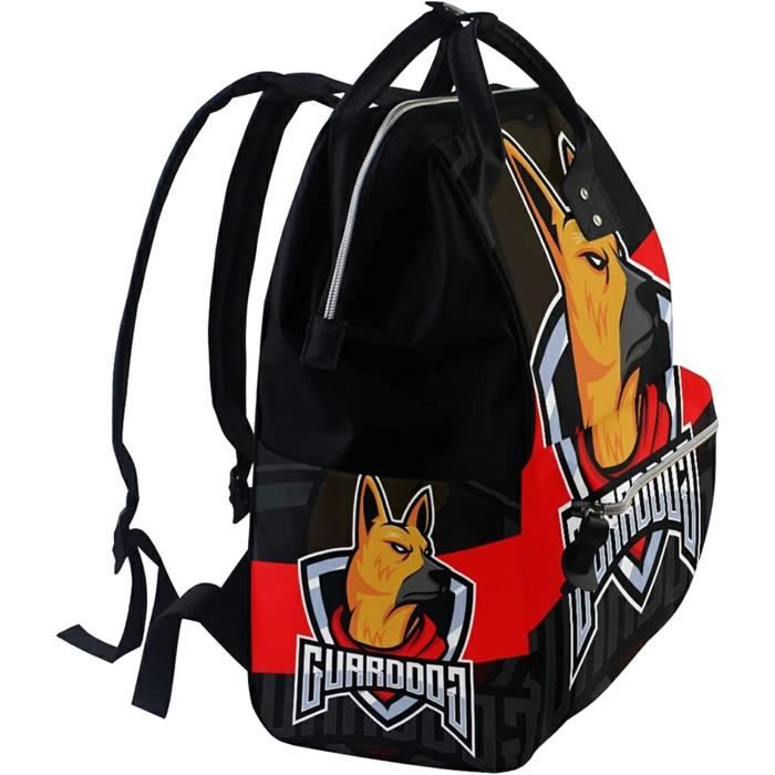Sac a langer sales noir et rouge