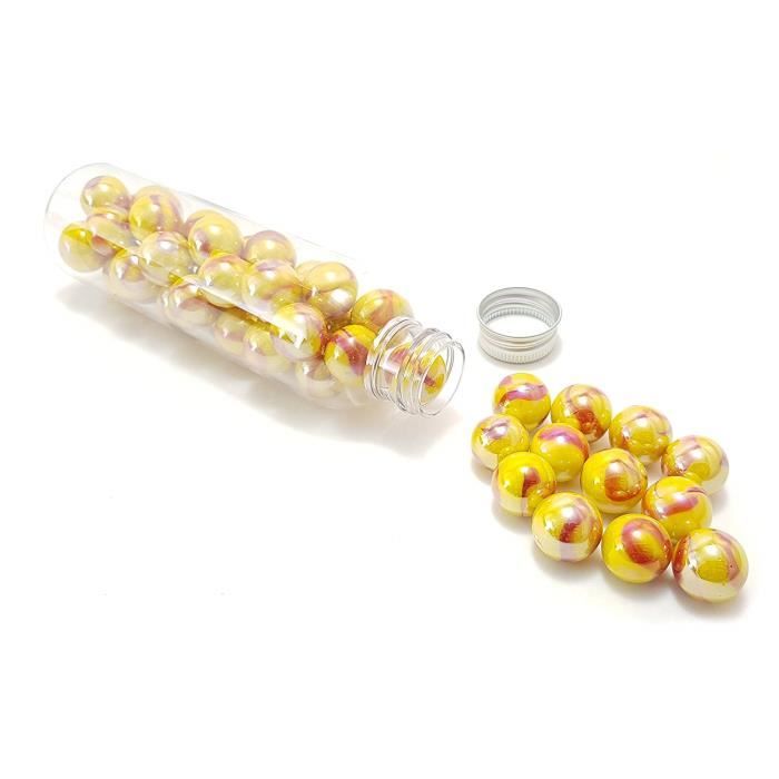 Calots Billes Mesbilles - 4 Pépite - Bille En Verre 25 Mm Billes