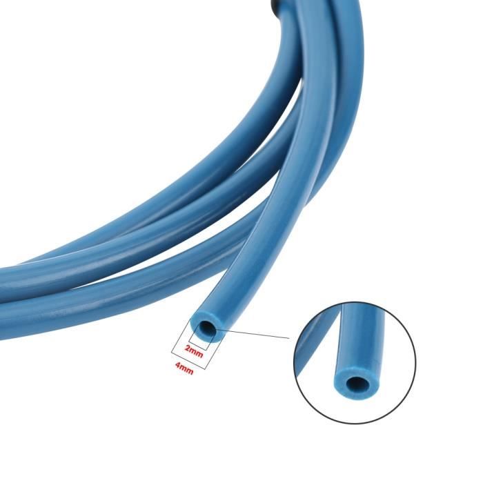  Tube Teflon (PTFE) pour Filament 1.75mm Bleu - au mètre