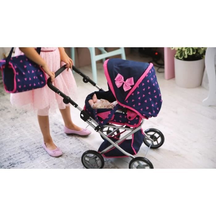 Kinderplay Poussette Poupee, Poussette Jouet - Poussette Landeau Bebe pour Poupé Kinderplay Poussette Poupee, Poussette Jouet - Poussette Landeau Bebe pour Poupé