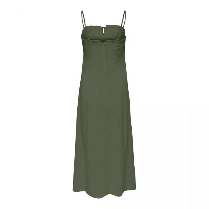 Robe longue sm 15264454 onlnova lux strap alexa Femme ONLY Kaki