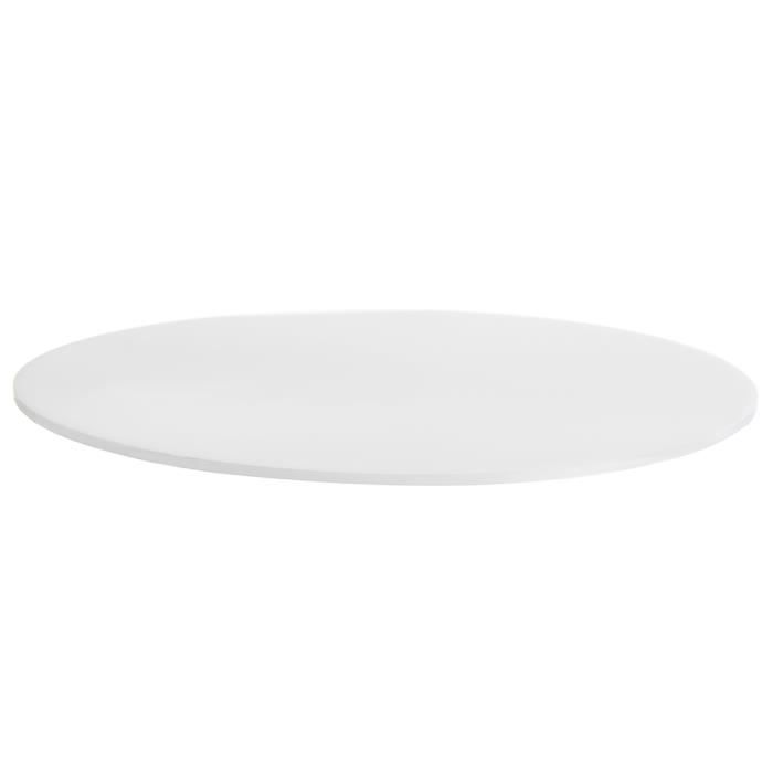 TEMPSA Plexiglas Disque Plaque Acrylique Rond Blanc Plastique Épaisseur  2.0mm Dia. 60mm - Cdiscount Bricolage