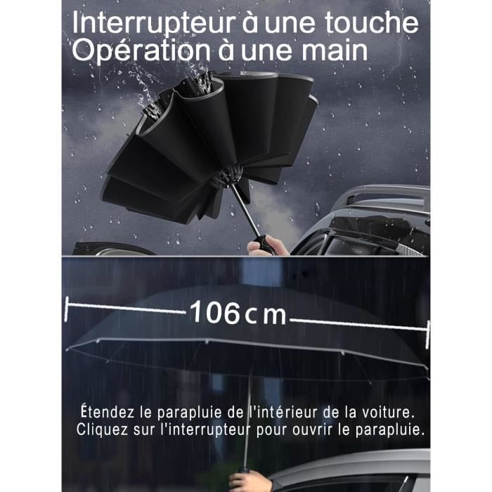 Parapluie Grand Format Style Rolls Royce - Ouverture Automatique - Noir - Neuf Dans Son Emballage