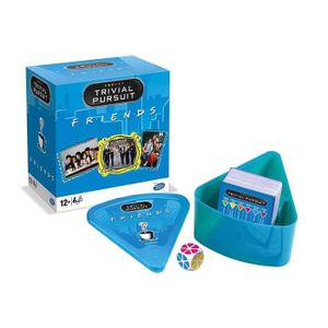 JEU SOCIÉTÉ - PLATEAU TRIVIAL PURSUIT - Friends - Format de voyage 600 q JEU SOCIÉTÉ - PLATEAU TRIVIAL PURSUIT - Friends - Format de voyage 600 q