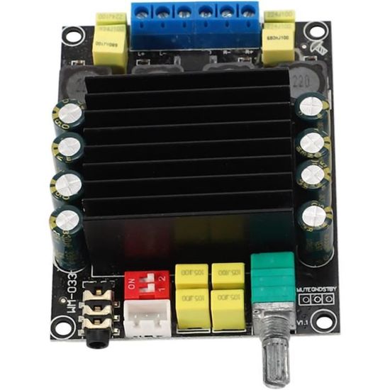 Carte Amplificateur Numérique TDA7498 2x100W - Module Haute Puissance DC 12-36V Avec Protection, Idéal Audio Véhicule