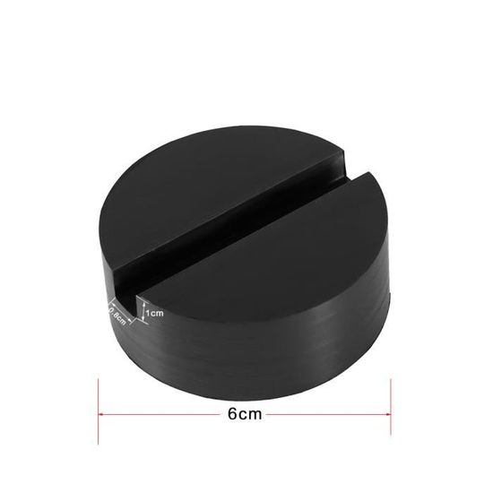  Bloc en caoutchouc pour cric 110 x 30 mm de la marque Stix/Grand qualité/contre rupture/Conditions atmosphériques/contre les dommages/Ultra r&e 1 pièce mélange de caoutchouc Surface en caoutchouc  