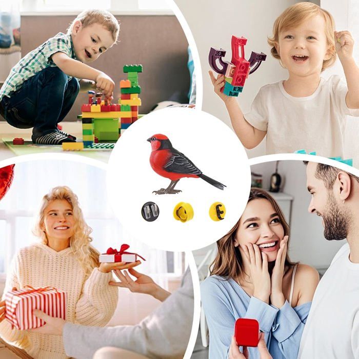 Rouge - clés électronique pour animaux domestiques, jouet éducatif