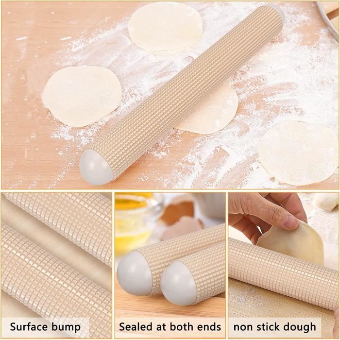 Règles à Pâtisserie GWHOLE - 6Pcs Silicone Alimentaire (2mm, 4mm, 6mm) Pour Rouleau à Pâte