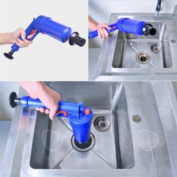 Déboucheur à Ventouse Puissant - Double Tête Pour Toilettes, Lavabo, Douche | Débouchage Manuel Écologique