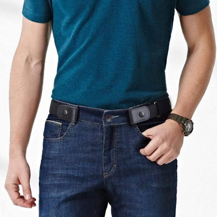 Ceinture Ajustable sans Boucle Ceinture lastique Invisible