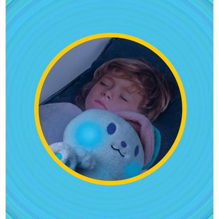 Peluche veilleuse Lapinoocalin Son et Lumi re 50 cm