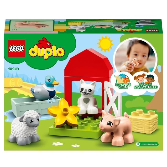 Jeu de construction LEGO® DUPLO® Town Les Animaux de la Ferme