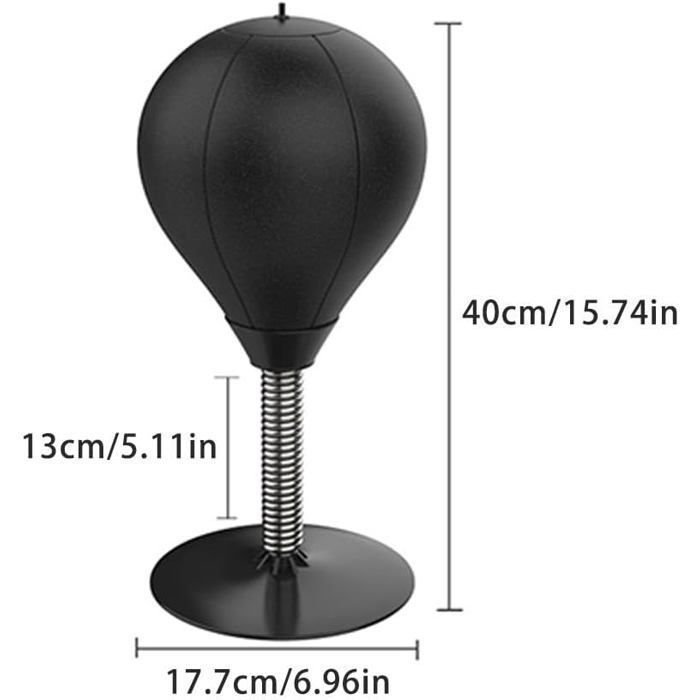 Sac de Frappe de Bureau avec Ventouse, Balle de Boxe pour Soulagement du Stress et Vitesse pour Adultes, Balle de Bureau pour Enfants Sac de Frappe de Bureau avec Ventouse, Balle de Boxe pour Soulagement du Stress et Vitesse pour Adultes, Balle de Bureau pour Enfants