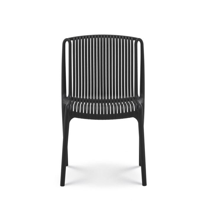 Entretien Facile Chaise De Jardin Noire Empilable En Résine Entretien Facile Chaise De Jardin Noire Empilable En Résine