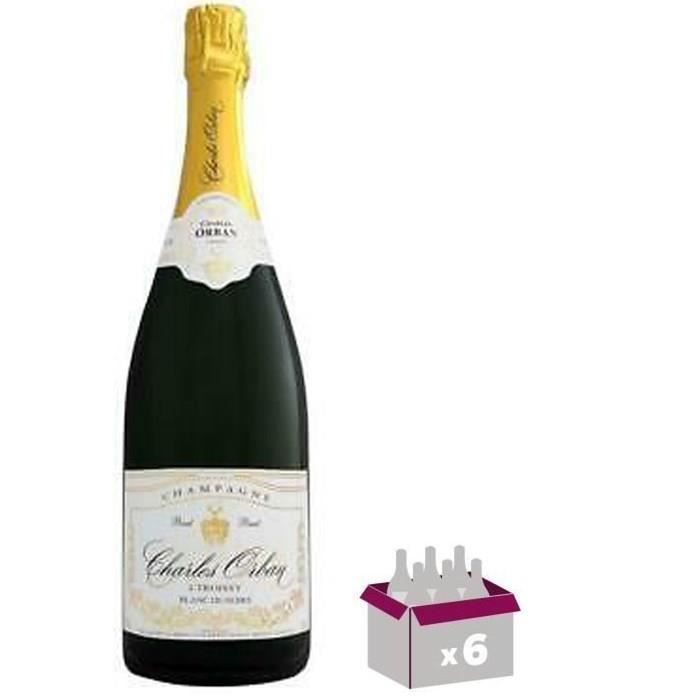 CHARLES DE CAZANOVE Champagne Brut Azur - 75 cl x6