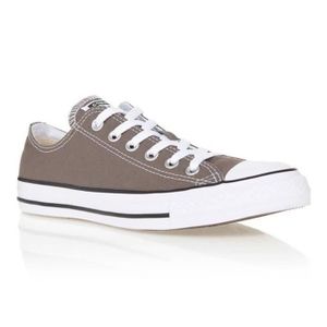 BASKET Converse Chuck Taylor All Star Ox Baskets basses à lacets pour hommes en toile à la charbon de bois (Charbon de bois, 47)