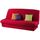 Housse clic clac rouge