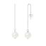 Boucles Doreilles Pendantes Perles De Culture