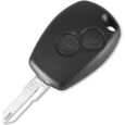 Coque Cle pour Dacia Duster Logan Logdy Sandero - Plip clé télécommande 2 Boutons Phonillico®-0