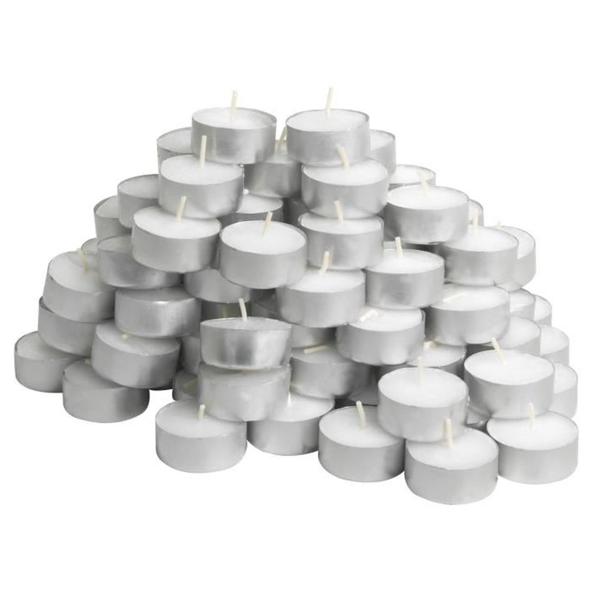 TEA LIGHT Lot de 50 bougies Dur/ée 4 heures