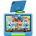 FIRMAST Tablette Tactile Android 13, Tablette 10 Pouces, Octa-Core, 12Go RAM 256Go ROM/TF 1TB, 6000mAh, Contrôle Parental, WiFi, Bleu