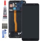 ECRAN LCD Samsung Galaxy A7 2018 SM-A750FN + VITRE TACTILE avec châssis NOIR + Kit outils + Colle B7000