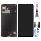 IAMS CHIEN ECRAN LCD POUR Samsung Galaxy A30s SM-A307F SM-A307FN+ VITRE TACTILE Avec châssis NOIR +Kit outils + Colle B7000