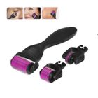 BREETT Dermaroller, Microneedle Derma Roller, iFanze Micro aiguille Roller, anti vieillissement 3 en 1 0.5mm 180 + 1.5mm 1200 + 1.0mm 600