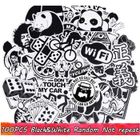 FRANCE EN STOCK 100 autocollants stickers en NOIR et BLANC et GRIS fun étanches et résistants