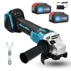 MAWIRON Meuleuse d'angle Brushless sans fil 125mm électriques disqueuse Meulage Découpage avec 2 x batterie5.5Ah+chargeur,Compatible Makita
