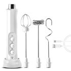 Mousseur à Lait Électrique - WIRLSWEAL - 3 Vitesses - USB Rechargeable - 3 types de têtes