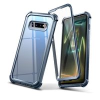 Dexnor Coque pour Samsung Galaxy S10, en Silicone Antichoc boîtier Housse Étui de Protection intégrale à 360 Panneau arrière