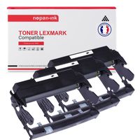 Toner compatible NOPAN-INK x3 E250X22G Noir pour Lexmark E250 E250D E250DN E350 E350D E352DN E450DN