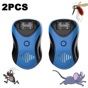 Répulsif à Ultrasons Contre Souris Et Rats - 6 Pack, Silencieux, Non Toxique, Couvre 1600 Pi²