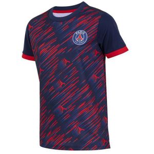 T-shirt PSG Officiel Enfant - Collection Paris Saint-Germain, 100% Coton - Taille Enfant Garçon