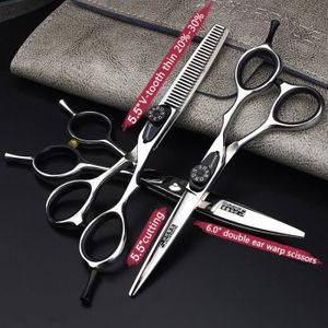CISEAUX - EFFILEUR Ensemble de ciseaux de coiffure japonais,outils de