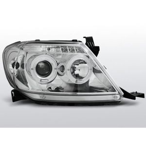O08 Shop Import Paire de Feux phares Hilux 05-11 Angel Eyes Noir