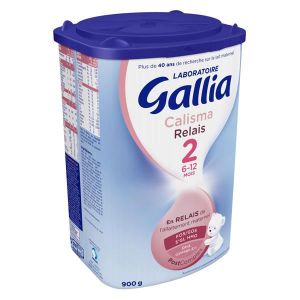 Laboratoire Gallia Calisma 2 - Lait bébé 2ème âge, Lait infantile de 6 à 12  mois, Lait en poudre pour bébé (Pack de 4x700g)