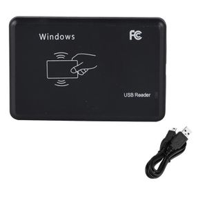 BADGE RFID - CARTE RFID PAR - Lecteur de carte RFID Lecteur USB RFID 125Khz, graveur, capteur de proximité sans contact, lecteur de quincaillerie badge