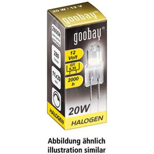 AMPOULE - LED Ampoules halogènes pour prise GY6,35; 20 watts