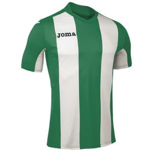 MAILLOT DE FOOTBALL - T-SHIRT DE FOOTBALL - POLO DE FOOTBALL Maillot de football JOMA PISA 5 rayé vert et blanc