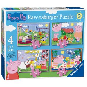 PUZZLE Puzzle 4 en 1 Peppa Pig - Ravensburger - Pour enfa