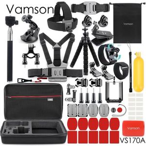 PACK ACCESSOIRES PHOTO Vamson-Ensemble d'accessoires généraux pour caméra de sport,GoPro 10,9,Go Pro Fore10,9,8,7,6,Eken H8R,VS170,trois - VS170A[A205]