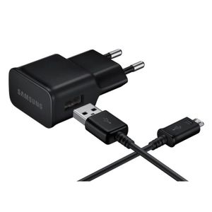 CHARGEUR - ADAPTATEUR  Samsung Chargeur secteur Micro USB  Noir