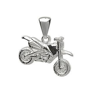 So Chic Bijoux /© Pendentif Moto Course Argent 925