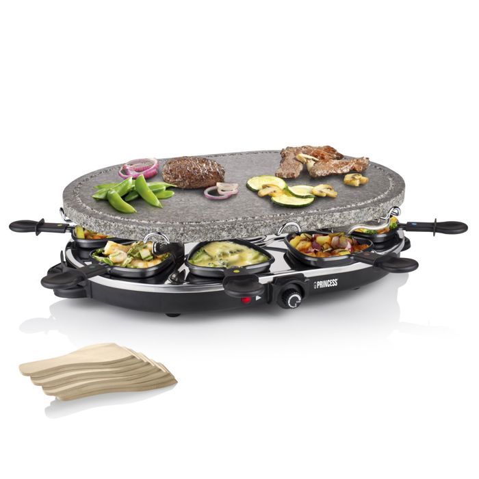 TEFAL - Appareil à raclette 2 personnes 750w + gril + bruschetta