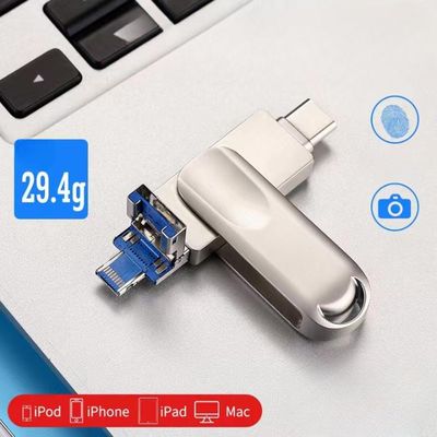 Clé USB 3.0 128Go à 2To - 3 En 1 (USB-A, USB-C) Pour PC, Mac, Téléphone - Générique