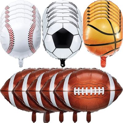 ifundom 40pièces Ballons Aluminium Forme De -tête Amusants Pour Garçon Fille Accessoires De Fête Et Décorations Photo
