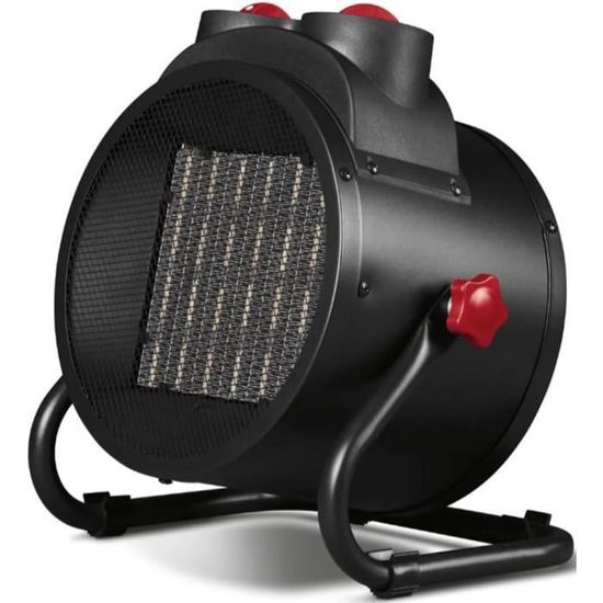Radiateur Soufflant De Chantier 3000W Stak - Céramique, 3 Modes, Tête Inclinable, IP20 - Pour Atelier, Local Jusqu'à 30m² - 9
